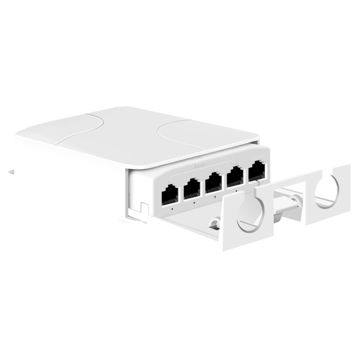MARCA BLANCA POEXT-4FE-OUT PoE удлинитель 4 порта