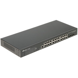 TP-Link :: TL-SG3428X Управляемый коммутатор L2+ JetStream, 24 гигабитных порта, 4 слота SFP+ 10 Гбит