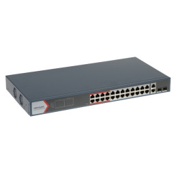 Hikvision DS-3E1326P-EI(B) 24-портовый Gigabit PoE коммутатор
