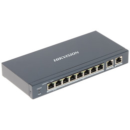 ПЕРЕКЛЮЧАТЕЛЬ POE DS-3E1310HP-EI 8 ПОДКЛЮЧЕНИЕ Hikvision