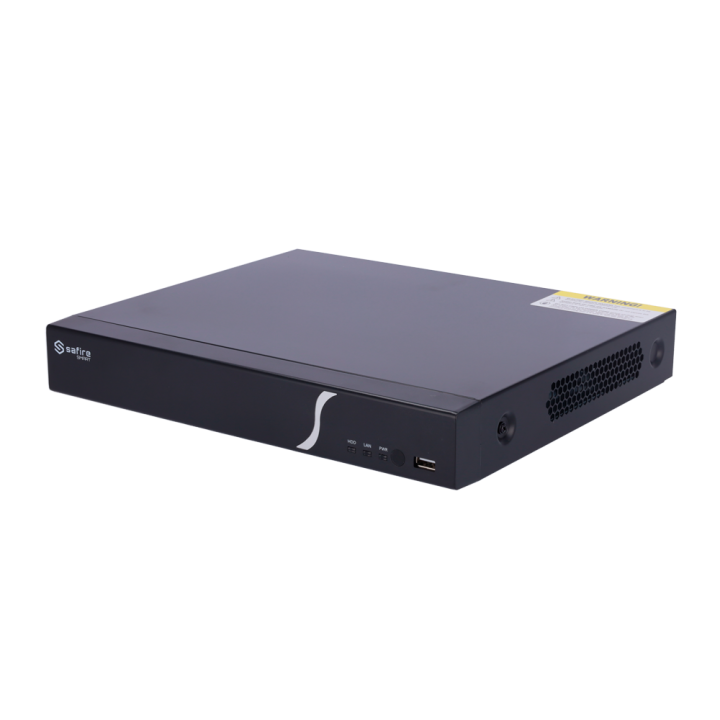 SAFIRE SMART SF-NVR3108-B1 8 kan PoE NVR 8MP 4K