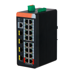 X-SECURITY XS-SWI2016HIPOE-MGF-240-DIN 11-портовый PoE коммутатор 240 Вт