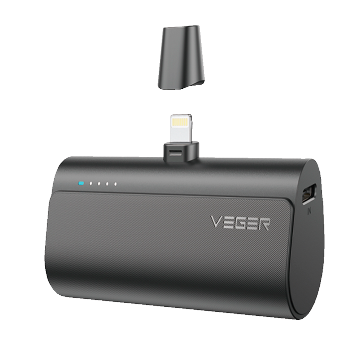 VEGER VG-W0556P 5000mAh barošanas bloks melns