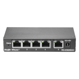 REYEE RG-ES205GC 5-портовый гигабитный PoE коммутатор