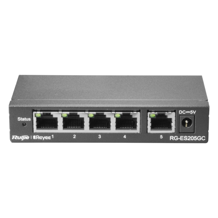 REYEE RG-ES205GC 5-портовый гигабитный PoE коммутатор