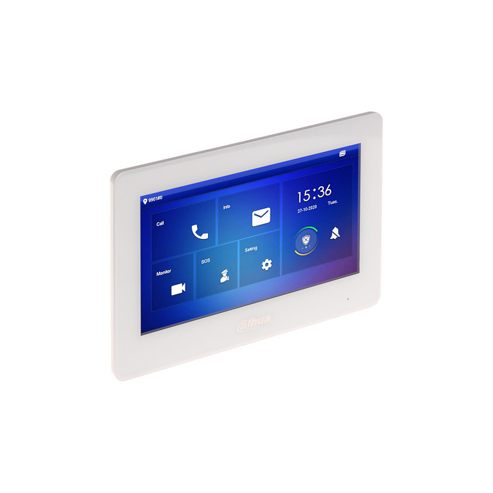 DAHUA VTH5422HW-W 7" viedais sienas panelis ar Wi-Fi un skārienekrānu