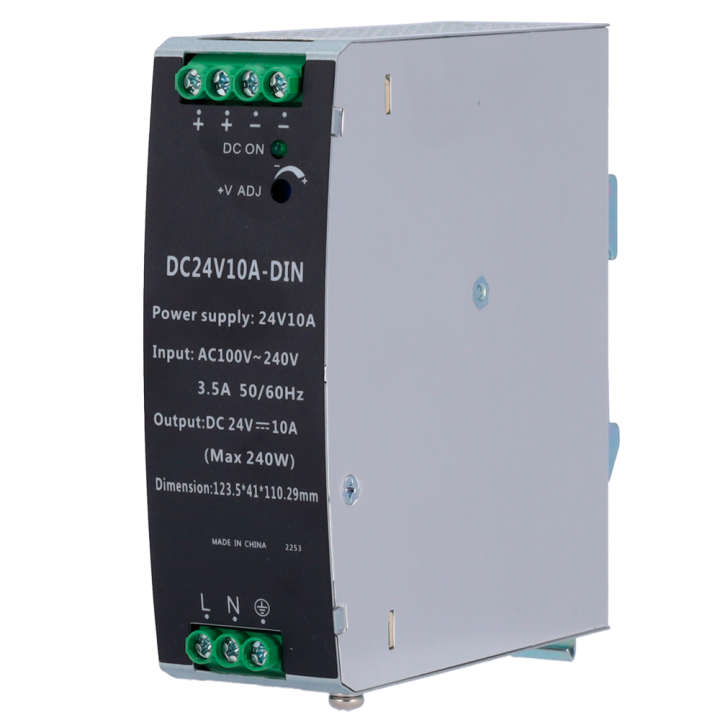 MARCA BLANCA DC24V10A-DIN 24V 10A DIN-рейка PSU