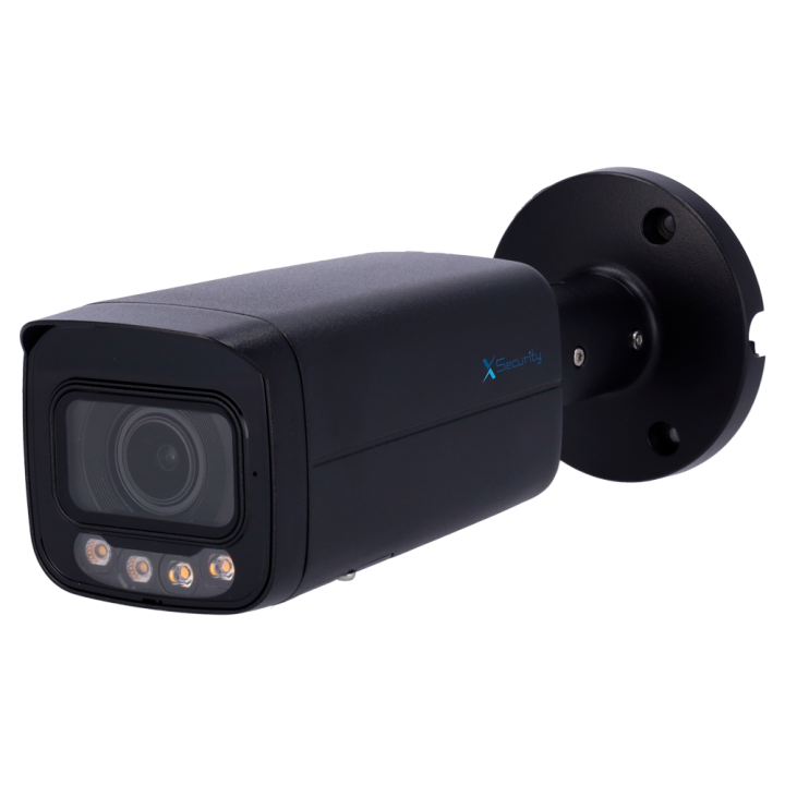 X-SECURITY XS-IPB829ZA-8P-DL-WIZ-BLACK 4MP PoE IP kamera