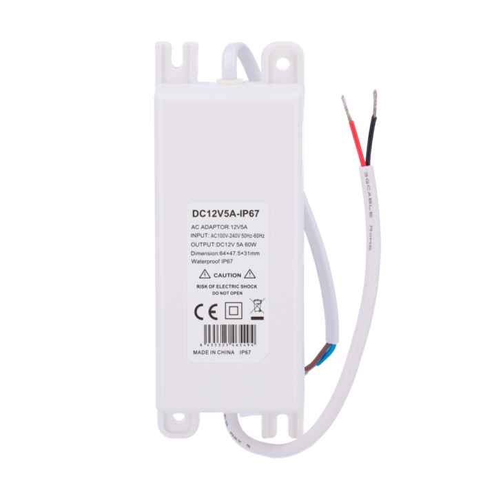 MARCA BLANCA DC12V5A-IP67 12V 5A IP67 Блок Питания