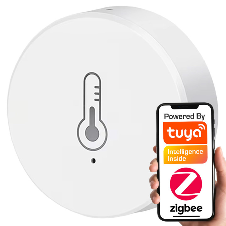 Viedā temperatūras un mitruma sensora kalibrēšanas atskaites intervāls ZigBee TUYA
