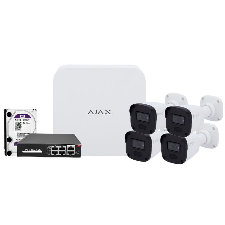 MARCA BLANCA AJ-NVRKIT108B-2 2MP Wi-Fi пулевая камера