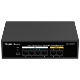 REYEE RG-ES106F-P 5-портовый PoE коммутатор 10/100Mbps