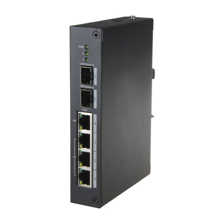 X-SECURITY XS-SW0604-96-DIN-HIPOE 5-портовый PoE+ коммутатор