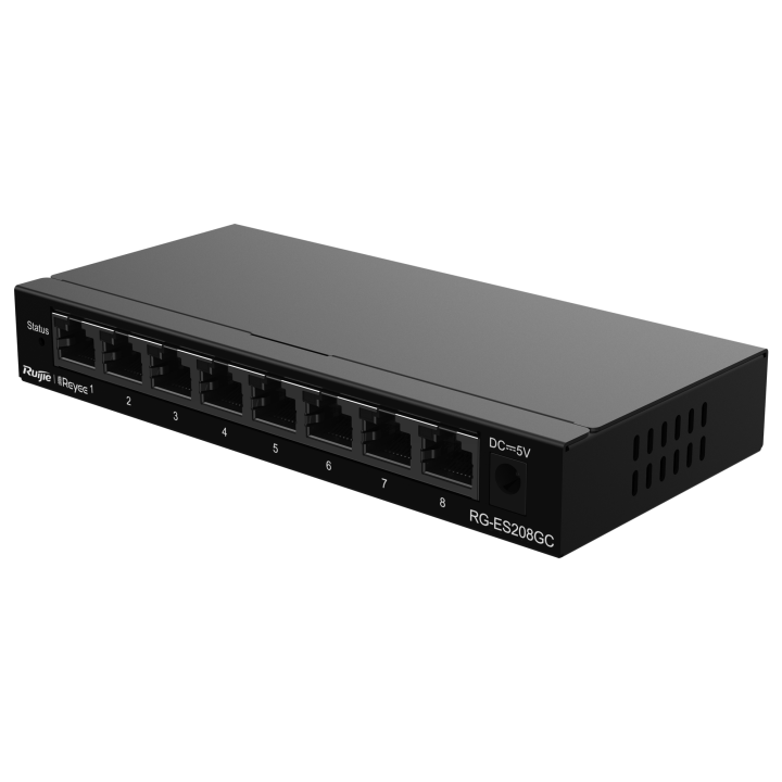 REYEE RG-ES208GC 5-портовый Gigabit PoE коммутатор