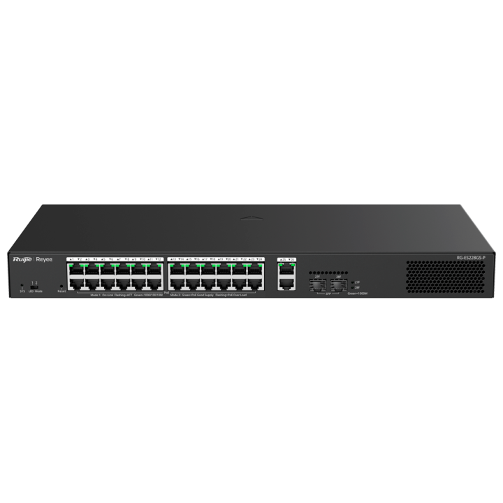 REYEE RG-ES228GS-P 21-портовый Gigabit PoE+ коммутатор