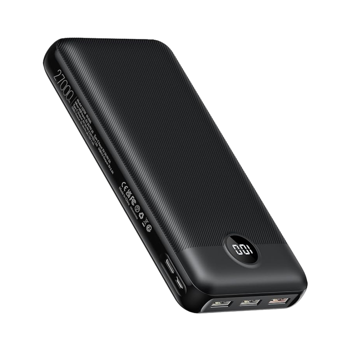 VEGER VG-W2081 10001mAh Power Bank Melns
