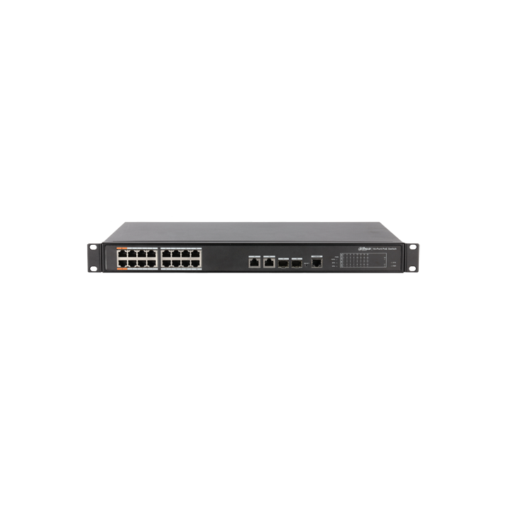 X-SECURITY XS-SW1816POE-240 16 portu PoE+ slēdzis 240W