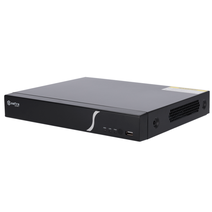 SAFIRE SMART SF-NVR6116-B2 8MP PoE NVR 16 kanāli
