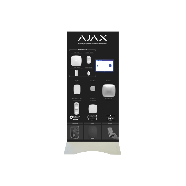 AJAX AJ-BTOTEM-W-PT NVR IP kamerām