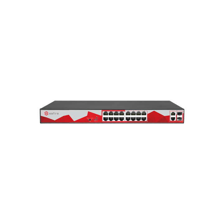 SAFIRE SW2016POE-150W PoE коммутатор 11 портов 150W