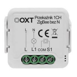 OXT mini releja moduļa 1 ķēde bez N ZigBee TUYA