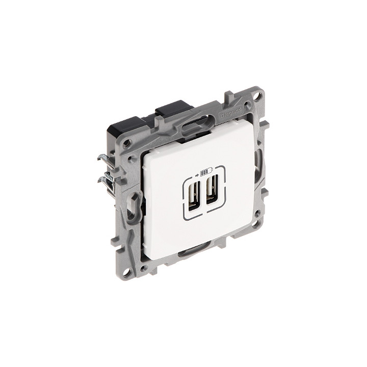 LEGRAND LE-764594 USB ligzda 2.4A balta