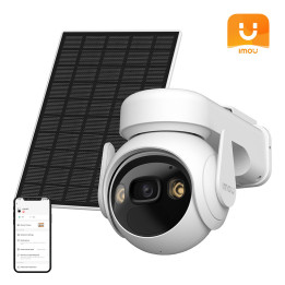 IMOU IPC-K9ECP-3T0WE/FSP12-TYPEC Cell PT Lite Kit Turret IP drošības kamera, 3MP, 2304x1296, āra, balta