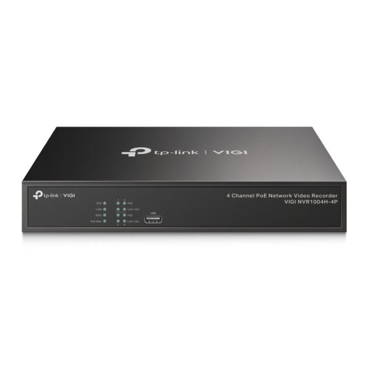 TP-Link VIGI NVR1004H-4P 4CH PoE NVR 4K