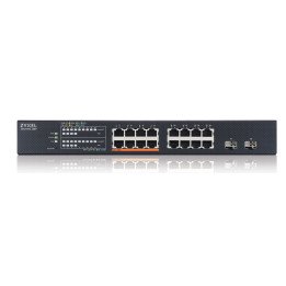 ZyXEL XMG1915-18EP PoE++ slēdzis 16x2.5GbE 2x10G SFP+ 180W