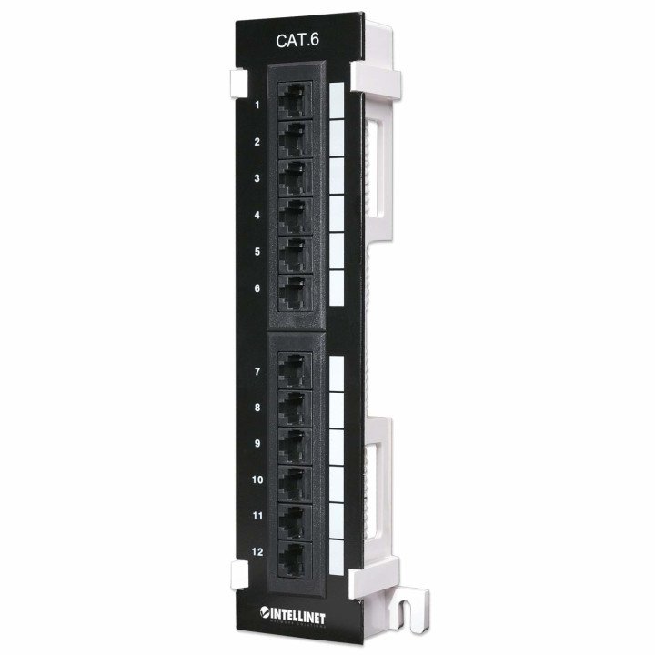 Intellinet 560269 Cat6 12 portu sienas panelis