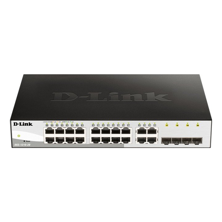 D-Link DGS-1210-20/E 20-портовый управляемый гигабитный коммутатор