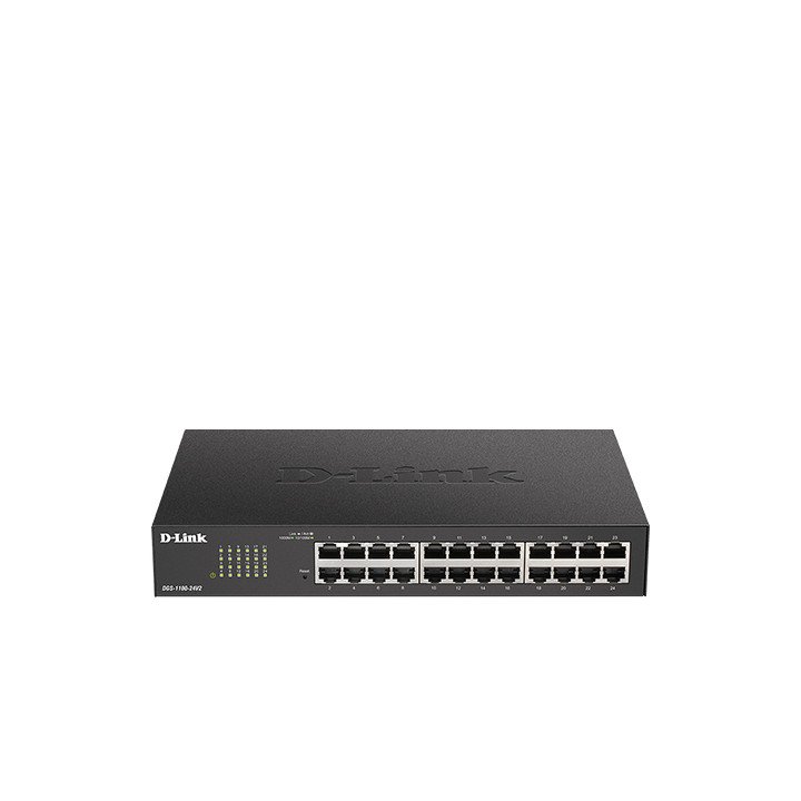 D-Link DGS-1100-24V2 pārvaldīts Gigabit slēdzis 24 porti