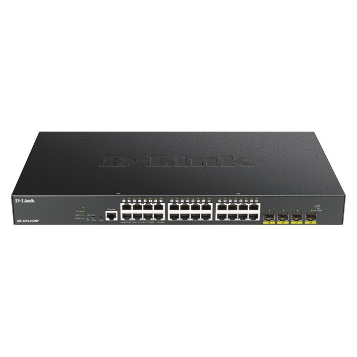D-Link DGS-1250-28XMP/E PoE+ коммутатор 28 портов 370W