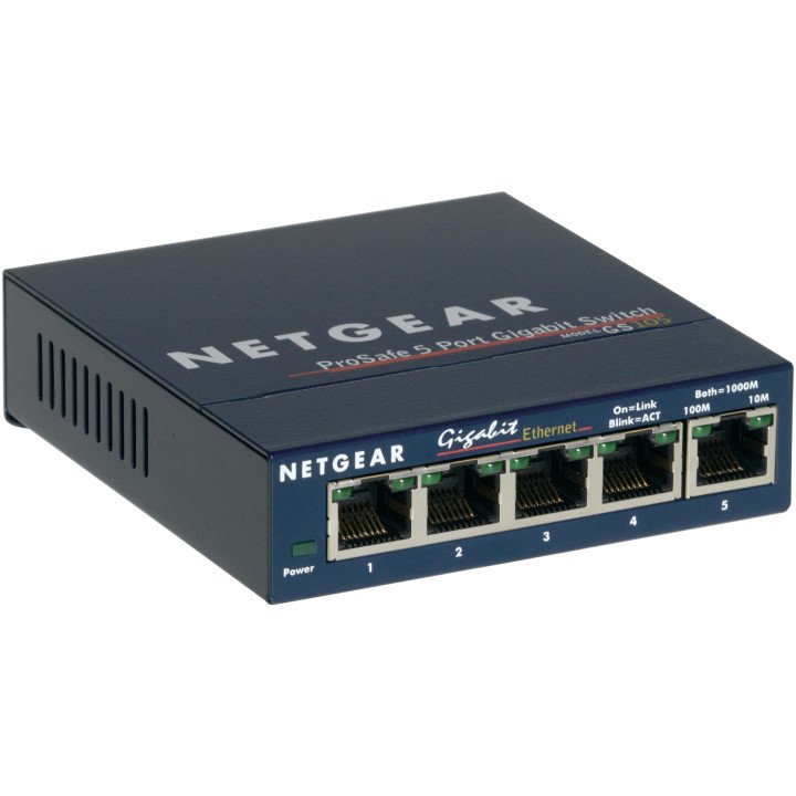 Netgear GS105GE 5-портовый гигабитный коммутатор