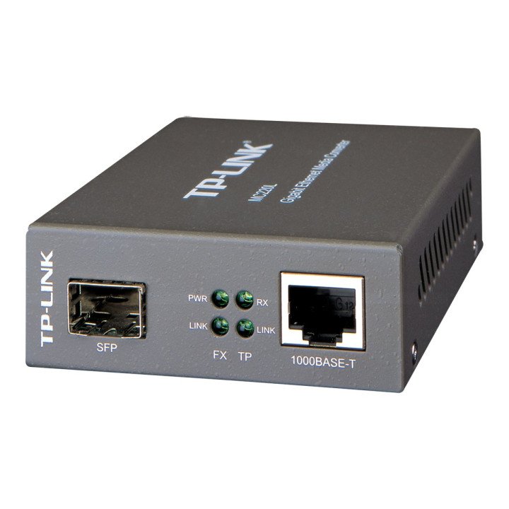 TP-Link MC220L Gigabitu mediju pārveidotājs RJ45 uz SFP