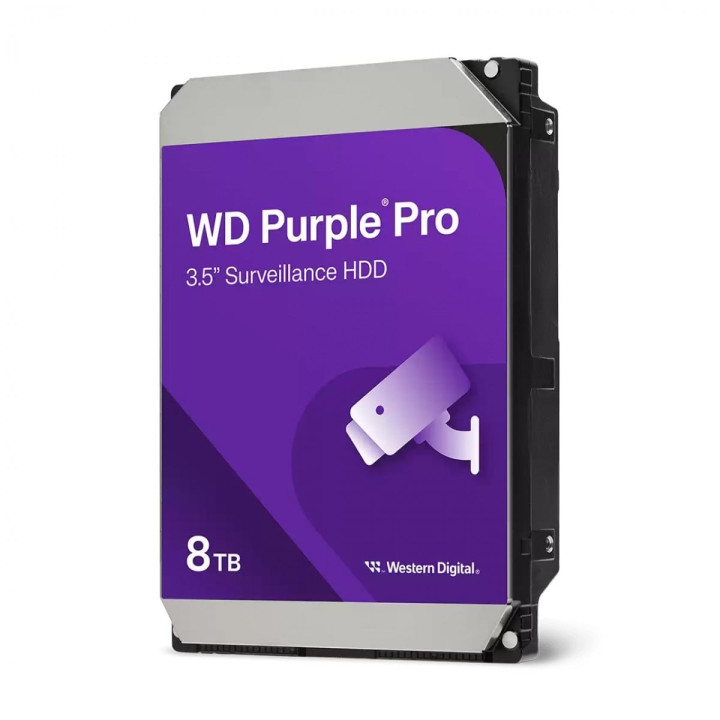 WD Purple Pro 8TB WD8002PURP HDD для видеонаблюдения