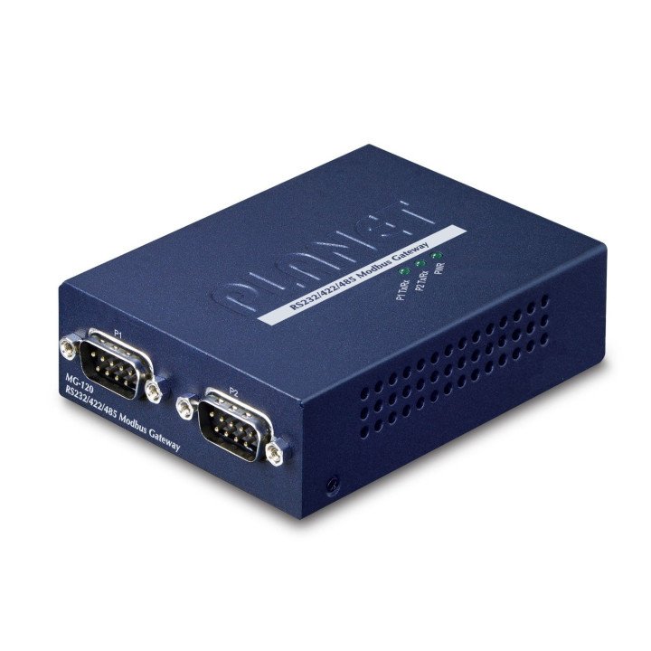 PLANET MG-120 Modbus шлюз 2 порта RS232/422/485