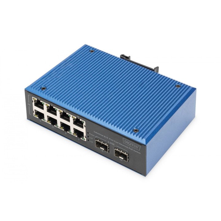 DIGITUS DN-651147 Промышленный PoE-коммутатор 8+2