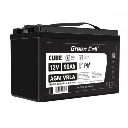 Green Cell AGM12V90AH-J 12V 90Ah AGM akumulators IP54