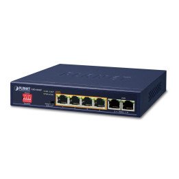PLANET GSD-604HP 4 portu PoE+ slēdzis 65W