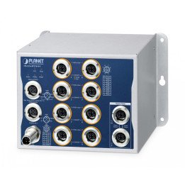 PLANET ITS-5216-8P2TB-WV industriālais PoE slēdzis 8+2 M12