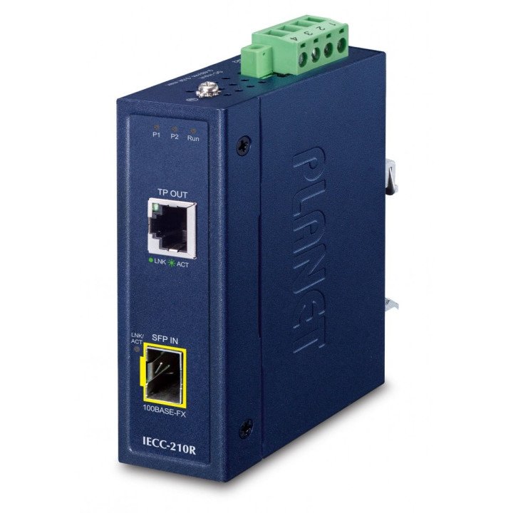 PLANET IECC-210R Rūpnieciskais EtherCAT mediju pārveidotājs