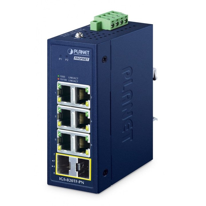 PLANET IGS-820TF-PN Industriālais slēdzis 8+2 SFP
