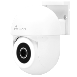 NIVIAN RETAIL NVS-IPC-0S4-L-MINI 4MP PTZ ātrgaitas kupola kamera, Wi-Fi/PoE, IP65, divkāršs apgaismojums, 10m IR