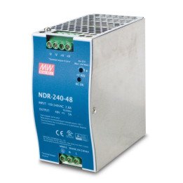 PLANET PWR-240-48 240W DIN-sliežu PSU 48-56V