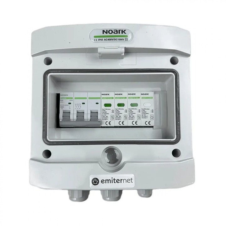 EMITER EM-353N_AC IP65 умный MCB 20A Matter SPD Type 1+2