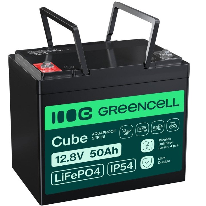 Green Cell LFPGC12V50AH LiFePO4 аккумулятор 50Ач 12.8В