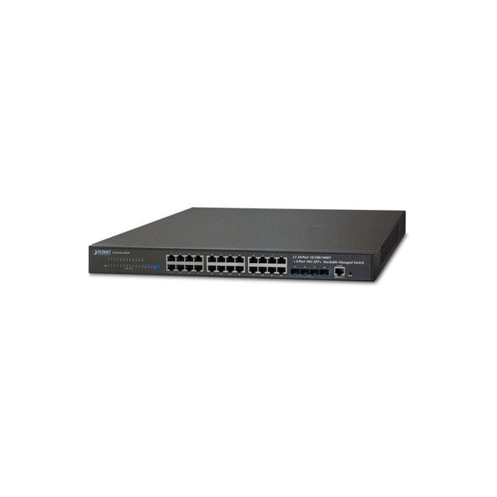PLANET SGS-6341-24T4X L3 24 portu Gigabit pārvaldāms slēdzis