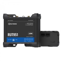 Teltonika RUT951B10J00 4G LTE divu SIM eSIM Wi-Fi maršrutētājs PoE+