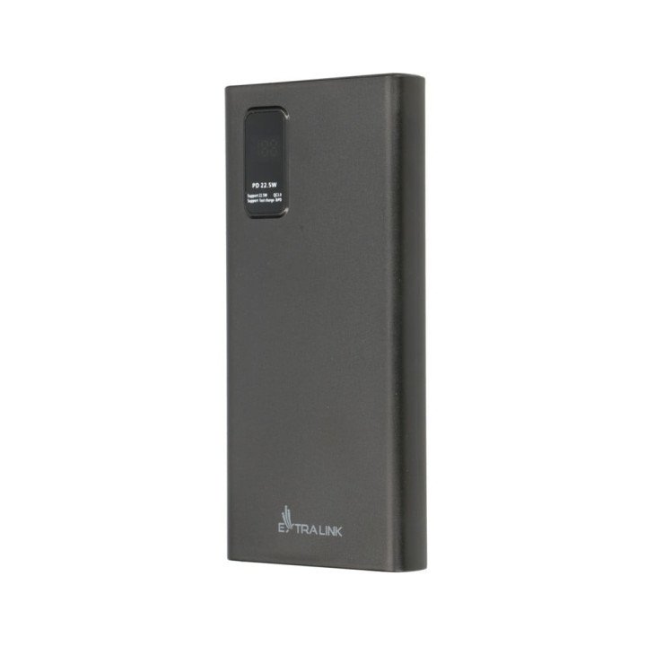 Extralink EX.19485 10000mAh Power Bank Melns